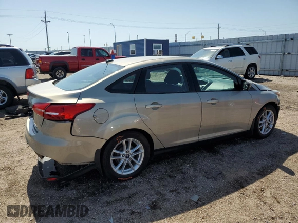 2016 Ford Focus SE with VIN 1FADP3F28GL248860, listed as a Copart auction lot 61537505 with 51,162 mi miles and Salvage title. Bid and sale history available at DreamBid. Image 3.