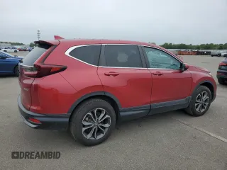 2021 Honda CR-V EX with VIN 5J6RW2H54MA007240, listed as a Copart auction lot 59720135 with 39,199 mi miles and Salvage title. Bid and sale history available at DreamBid. Image 3.