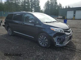 2018 Toyota Sienna XLE with VIN 5TDDZ3DC5JS203056, listed as a Copart auction lot 50611015 with 225,584 mi miles and Salvage Title. Bid and sale history available at carsss.com. Image 4.