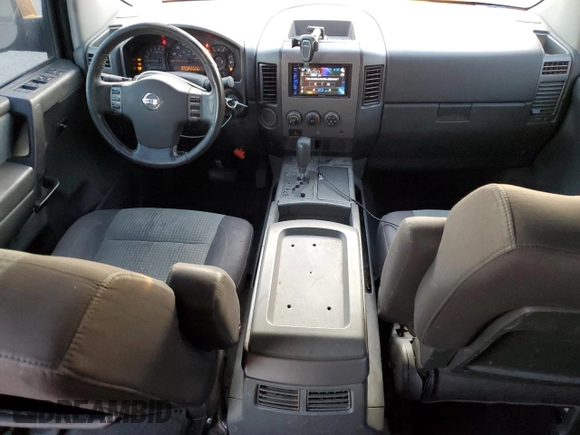 2007 Nissan Titan XE with VIN 1N6AA07A07N217705, listed as a Copart auction lot 86836804 with 272,228 mi miles and Salvage Title. Bid and sale history available at DreamBid. Image 8.