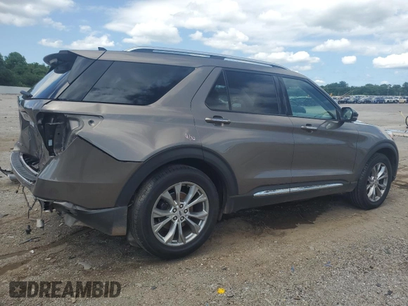 2021 Ford Explorer Limited with VIN 1FMSK8FH6MGB06637, listed as a Copart auction lot 59941245 with 81,061 mi miles and Salvage title. Bid and sale history available at DreamBid. Image 3.