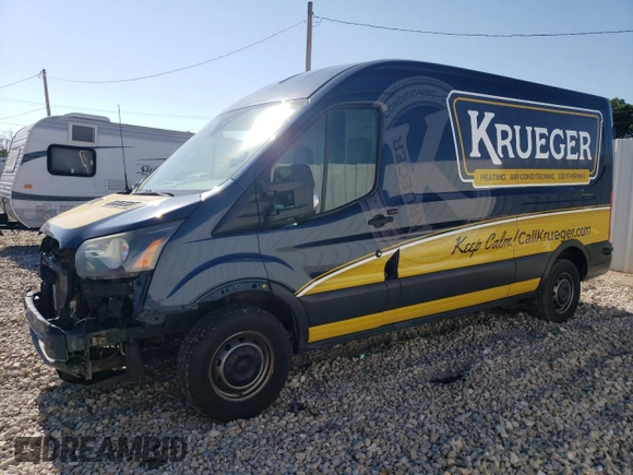 2015 Ford Transit with VIN 1FTNR2CG4FKA94008, listed as a Copart auction lot 60238194 with 238,468 mi miles and Salvage Title. Bid and sale history available at DreamBid. Image 1.