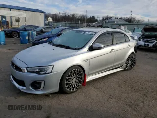2017 Mitsubishi Lancer ES with VIN JA32U2FU7HU001572, listed as a Copart auction lot 38947843 with 62,566 mi miles. Bid and sale history available at carsss.com. Image 1.
