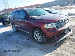 2016 Dodge Durango Citadel z VIN 1C4RDJEG7GC347311, wystawiony jako IAAI lot #41377271 z przebiegiem 92 503 mil mil oraz . Historia ofert i sprzedaży dostępna na DreamBid. Obrazek 1.
