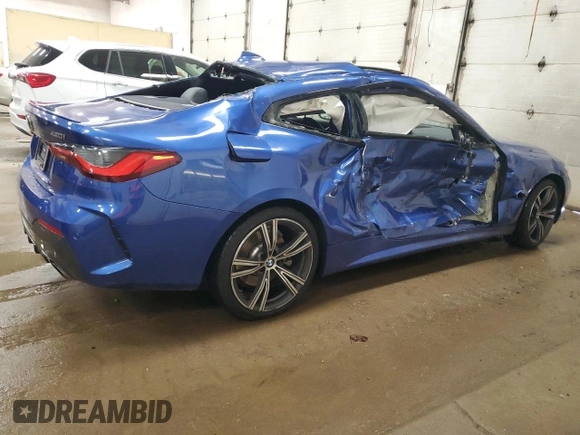 2022 BMW 4 Series 430i xDrive with VIN WBA73AP0XNCJ20733, listed as a Copart auction lot 72329064 with Not Provided miles and Non Repairable. Bid and sale history available at DreamBid. Image 3.