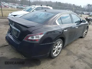 2013 Nissan Maxima S with VIN 1N4AA5AP6DC841261, listed as a IAAI auction lot 41673912 with 191,500 mi miles and . Bid and sale history available at DreamBid. Image 4.