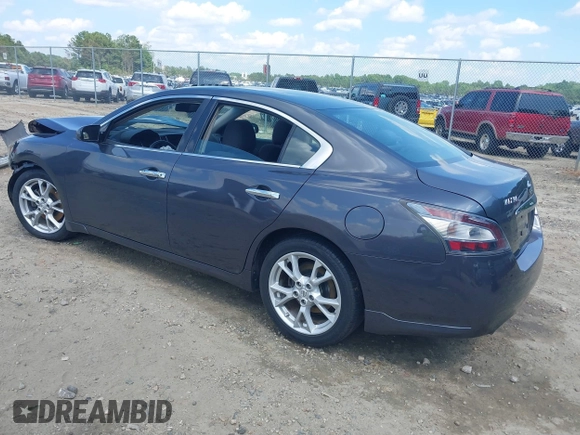 2013 Nissan Maxima SV with VIN 1N4AA5AP7DC805658, listed as a IAAI auction lot 42453972 with 198,641 mi miles and . Bid and sale history available at DreamBid. Image 3.