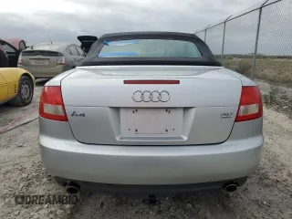2005 Audi A4 3.0L with VIN WAUDT48H95K007242, listed as a Copart auction lot 76129744 with 0 mi miles and Non Repairable. Bid and sale history available at carsss.com. Image 6.