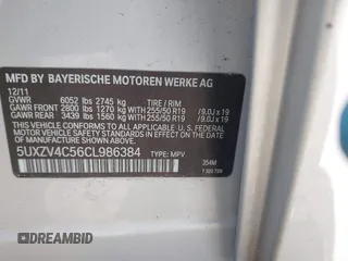 2012 BMW X5 35i z VIN 5UXZV4C56CL986384, wystawiony jako IAAI lot #41986665 z przebiegiem Nie podano mil oraz . Historia ofert i sprzedaży dostępna na DreamBid. Obrazek 9.
