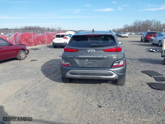 2023 Hyundai Kona Limited with VIN KM8K5CA38PU052253, listed as a IAAI auction lot 41604838 with 18,164 mi miles. Bid and sale history available at carsss.com. Image 16.