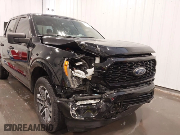 2021 Ford F-150 XL with VIN 1FTFW1E51MFD11166, listed as a IAAI auction lot 41883197 with 33,303 mi miles. Bid and sale history available at carsss.com. Image 19.