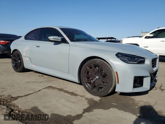 2024 BMW M2 with VIN 3MF13DM07R8E65811, listed as a Copart auction lot 45669095 with 8,952 mi miles and Salvage Title. Bid and sale history available at carsss.com. Image 4.