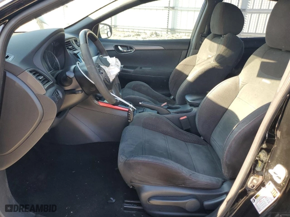 2017 Nissan Sentra SR Turbo with VIN 3N1CB7AP3HY301099, listed as a Copart auction lot 77873634 with 118,358 mi miles and Salvage Title. Bid and sale history available at carsss.com. Image 7.