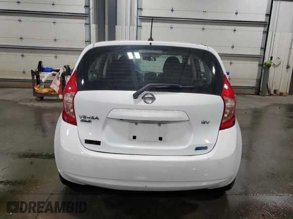2016 Nissan Note S Plus with VIN 3N1CE2CP8GL362628, listed as a Copart auction lot 75544324 with 9,433 mi miles and Salvage Title. Bid and sale history available at DreamBid. Image 6.
