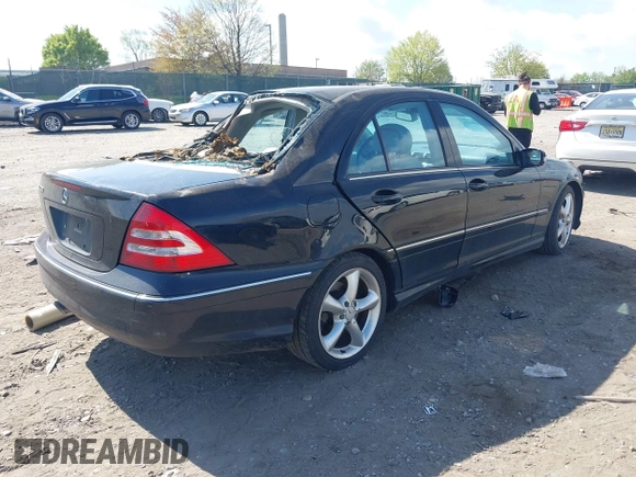 2006 Mercedes-Benz C 230 Sport with VIN WDBRF52H56A880295, listed as a IAAI auction lot 42060646 with 85,107 mi miles and . Bid and sale history available at carsss.com. Image 4.