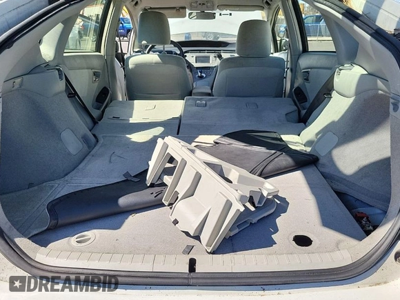 2013 Toyota Prius One with VIN JTDKN3DU5D5695738, listed as a IAAI auction lot 42018188 with 234,584 mi miles. Bid and sale history available at carsss.com. Image 1.