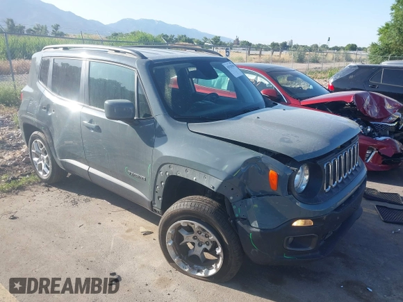 2018 Jeep Renegade Latitude with VIN ZACCJBBB2JPH64738, listed as a IAAI auction lot 42520304 with 87,212 mi miles and . Bid and sale history available at DreamBid. Image 1.