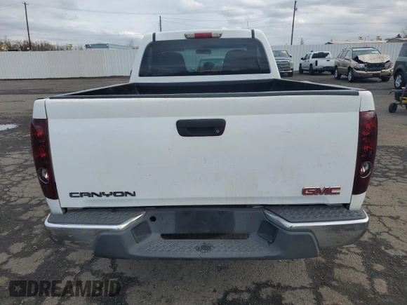 2006 GMC Canyon Work Truck with VIN 1GTCS146368275755, listed as a Copart auction lot 48718695 with 56,292 mi miles and Salvage Title. Bid and sale history available at carsss.com. Image 6.