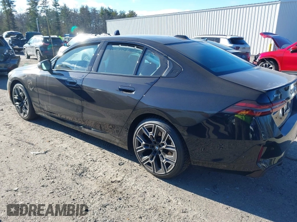 2024 BMW 5 Series 540i xDrive with VIN WBA63FJ02RCS54160, listed as a IAAI auction lot 41282553 with 14,633 mi miles. Bid and sale history available at carsss.com. Image 3.