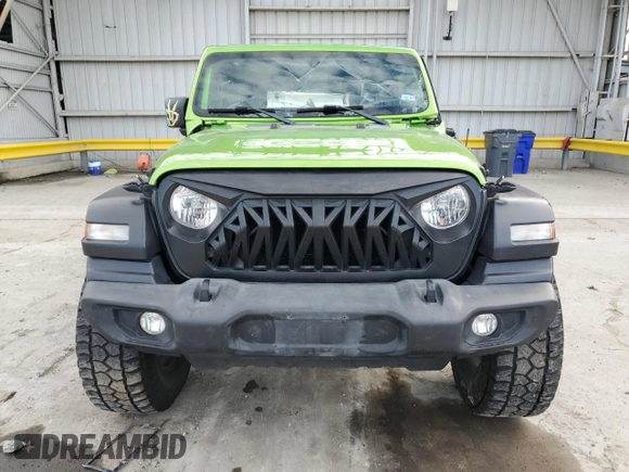 2019 Jeep Wrangler Unlimited Sport with VIN 1C4HJXDG4KW508021, listed as a Copart auction lot 43949845 with 107,464 mi miles and Salvage title. Bid and sale history available at DreamBid. Image 5.