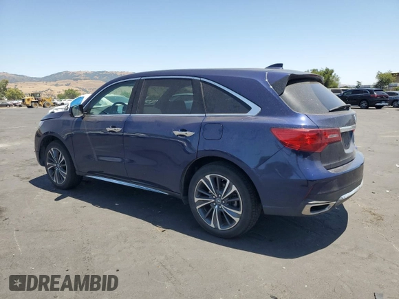 2020 Acura MDX Technology with VIN 5J8YD4H50LL027623, listed as a Copart auction lot 58595345 with 63,332 mi miles and Salvage title. Bid and sale history available at DreamBid. Image 2.