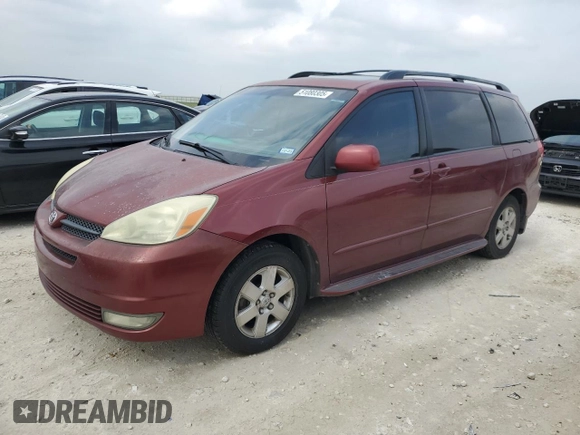 2004 Toyota Sienna XLE with VIN 5TDZA22C04S116499, listed as a Copart auction lot 51080305 with 233,589 mi miles and Clean Title. Bid and sale history available at DreamBid. Image 1.