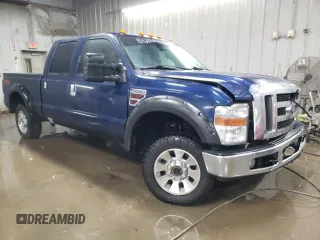 2008 Ford F-250 XL with VIN 1FTSW21R48EB32306, listed as a Copart auction lot 82715844 with 263,713 mi miles and Salvage title. Bid and sale history available at DreamBid. Image 4.