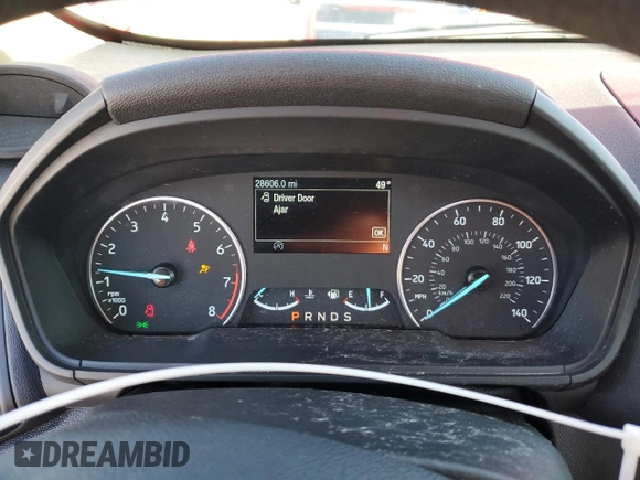 2021 Ford EcoSport SE with VIN MAJ3S2GE8MC408423, listed as a Copart auction lot 49664365 with 28,606 mi miles and Salvage Title. Bid and sale history available at carsss.com. Image 9.