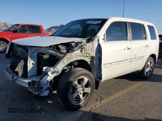 2015 Honda Pilot EX-L with VIN 5FNYF3H65FB015857, listed as a Copart auction lot 75036414 with 138,196 mi miles and Salvage Title. Bid and sale history available at carsss.com. Image 1.