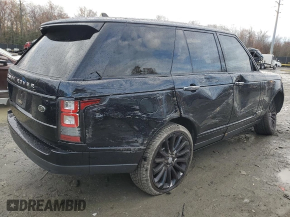 2015 Land Rover Range Rover Autobiography with VIN SALGV2TFXFA217448, listed as a Copart auction lot 81791184 with 102,703 mi miles and Salvage title. Bid and sale history available at DreamBid. Image 3.