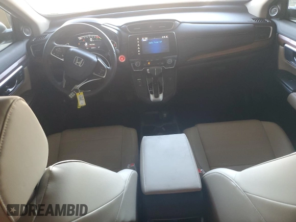 2018 Honda CR-V Touring with VIN 5J6RW1H91JL002560, listed as a Copart auction lot 60505995 with 20,755 mi miles and Salvage title. Bid and sale history available at DreamBid. Image 8.