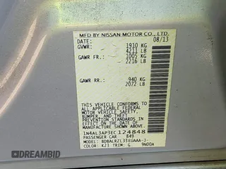 2014 Nissan Altima 2.5 S with VIN 1N4AL3AP3EC124848, listed as a IAAI auction lot 41406330 with 205,110 mi miles. Bid and sale history available at carsss.com. Image 9.