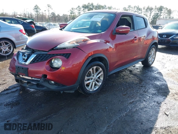 2015 Nissan Juke S with VIN JN8AF5MR9FT509735, listed as a IAAI auction lot 41053066 with 95,833 mi miles. Bid and sale history available at carsss.com. Image 17.