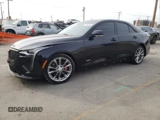 2023 Cadillac CT4 V-Series z VIN 1G6DD5RL6P0110824, wystawiony jako Copart lot #82802884 z przebiegiem 11 895 mil mil oraz Szkody całkowita. Historia ofert i sprzedaży dostępna na DreamBid. Obrazek 1.