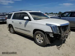 2015 Cadillac Escalade Premium with VIN 1GYS4NKJ4FR650898, listed as a Copart auction lot 65624904 with 0 mi miles and Salvage Title. Bid and sale history available at carsss.com. Image 4.