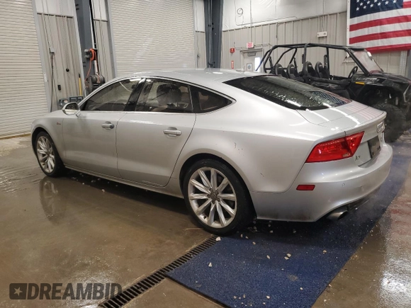 2012 Audi A7 Premium Plus with VIN WAUSGAFC4CN024267, listed as a Copart auction lot 49923675 with 167,639 mi miles and Clean title. Bid and sale history available at DreamBid. Image 2.