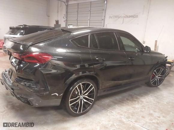 2021 BMW X6 xDrive40i with VIN 5UXCY6C03M9E61703, listed as a IAAI auction lot 41602401 with 1 mi miles. Bid and sale history available at carsss.com. Image 13.