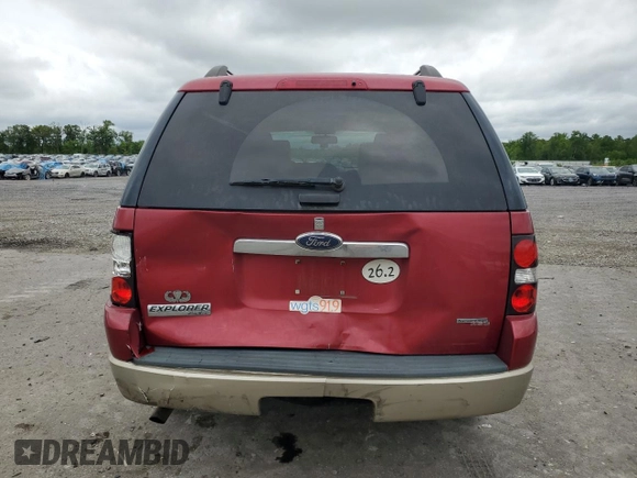 2007 Ford Explorer Eddie Bauer with VIN 1FMEU74E97UA59975, listed as a Copart auction lot 56460195 with 140,126 mi miles and Clean title. Bid and sale history available at DreamBid. Image 6.
