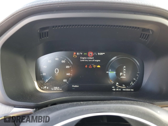 2018 Volvo XC60 Inscription with VIN LYVBR0DL0JB101983, listed as a Copart auction lot 50584055 with 54,814 mi miles and Salvage Title. Bid and sale history available at carsss.com. Image 9.