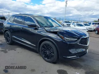 2023 Acura MDX w/Technology Package with VIN 5J8YD9H4XPL002240, listed as a IAAI auction lot 41754411 with 58,721 mi miles. Bid and sale history available at carsss.com. Image 1.