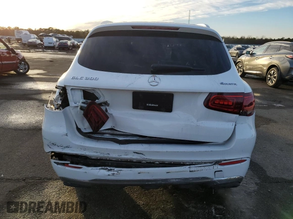 2020 Mercedes-Benz GLC with VIN WDC0G8EB2LF726006, listed as a Copart auction lot 89279685 with 80,857 mi miles and Non Repairable. Bid and sale history available at carsss.com. Image 6.