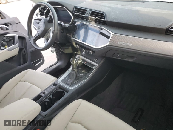 2019 Audi Q3 S line Prestige with VIN WA1FECF36K1074786, listed as a Copart auction lot 84680454 with 49,591 mi miles and Salvage Title. Bid and sale history available at carsss.com. Image 8.