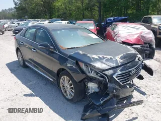 2015 Hyundai Sonata 2.4L Sport with VIN 5NPE34AF7FH250547, listed as a IAAI auction lot 42033370 with 79,840 mi miles. Bid and sale history available at carsss.com. Image 20.