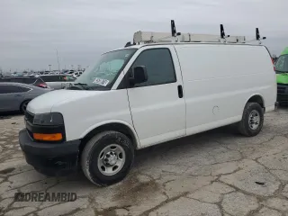 2019 Chevrolet Express Cargo with VIN 1GCWGAFP9K1367606, listed as a Copart auction lot 87336624 with 98,989 mi miles and Clean title. Bid and sale history available at DreamBid. Image 1.