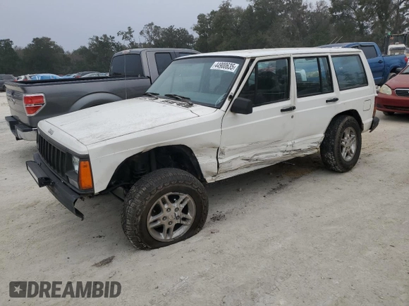 1996 Jeep Cherokee SE z VIN 1J4FJ28S7TL256478, wystawiony jako Copart lot #47164985 z przebiegiem 195 800 mil mil oraz Nie do naprawy • Non repairable. Historia ofert i sprzedaży dostępna na DreamBid. Obrazek 1.