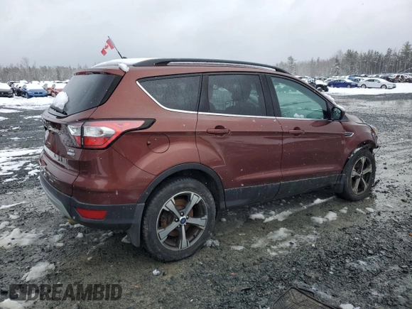 2018 Ford Escape SEL with VIN 1FMCU9HD0JUC14991, listed as a Copart auction lot 52335275 with 204,508 mi miles and Salvage Title. Bid and sale history available at carsss.com. Image 3.