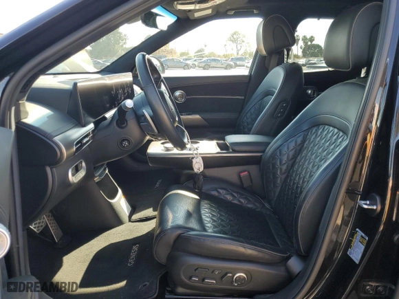 2023 Genesis GV60 Performance with VIN KMUKEDTB2PU008020, listed as a Copart auction lot 42407805 with 30,760 mi miles and Salvage Title. Bid and sale history available at carsss.com. Image 7.