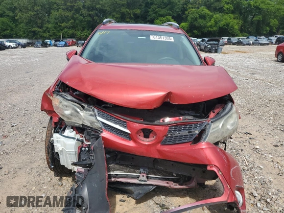 2013 Toyota RAV4 XLE with VIN JTMRFREV6D5009969, listed as a Copart auction lot 61351305 with 164,716 mi miles and Salvage title. Bid and sale history available at DreamBid. Image 5.