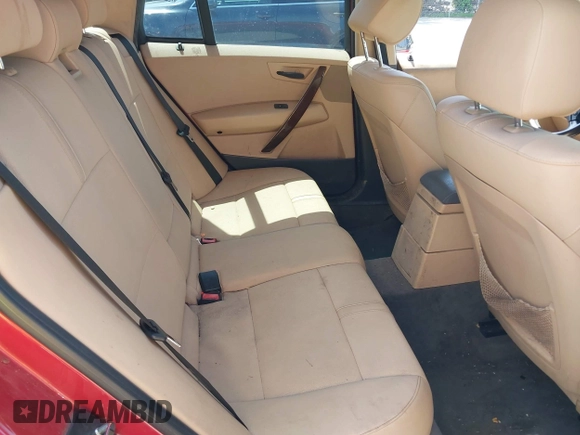 2004 BMW X3 3.0i with VIN WBXPA93454WA65823, listed as a IAAI auction lot 42058075 with 147,023 mi miles. Bid and sale history available at carsss.com. Image 8.
