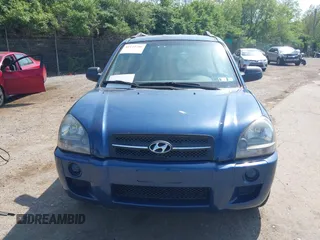 2007 Hyundai Tucson GLS with VIN KM8JM12B37U503257, listed as a IAAI auction lot 42173766 with 122,934 mi miles. Bid and sale history available at carsss.com. Image 6.